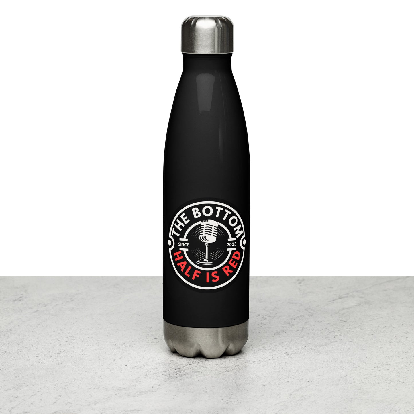 Stainless steel water bottle