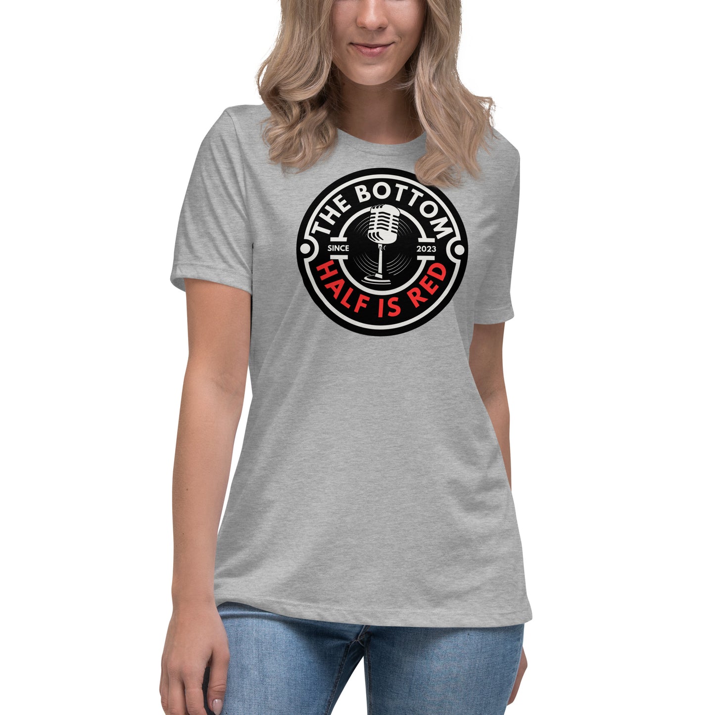 The Bottom Half is Red Women's Relaxed T-Shirt
